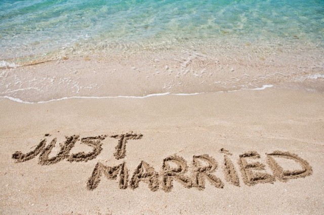 just married, recently married, the morning after