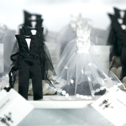 Bride & Groom Favour Bags