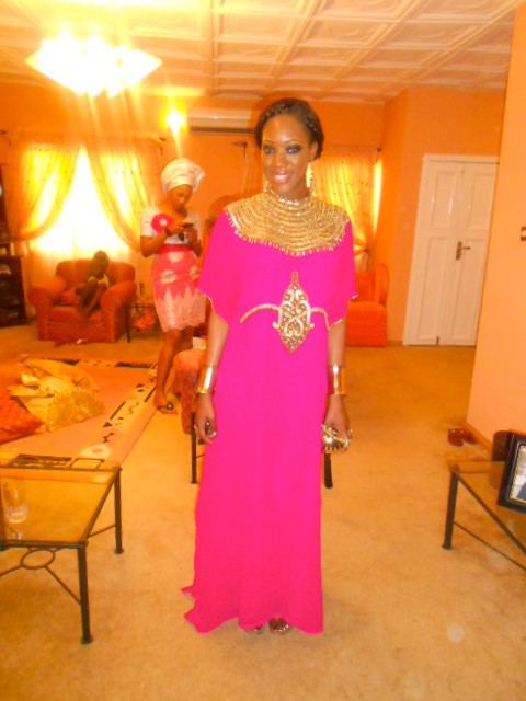 Pink Abaya from Dubai